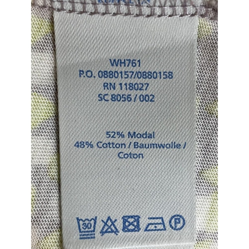 Boden Dress US Size 4P Gray & Lime Green Print Cap Sleeve Jersey Pockets EUC - Picture 10 of 14